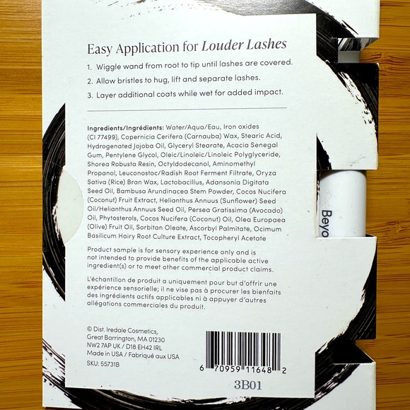 Jane Iredale Beyond Lash Moisturizing Mascara in Black Mini - Picture 3 of 6